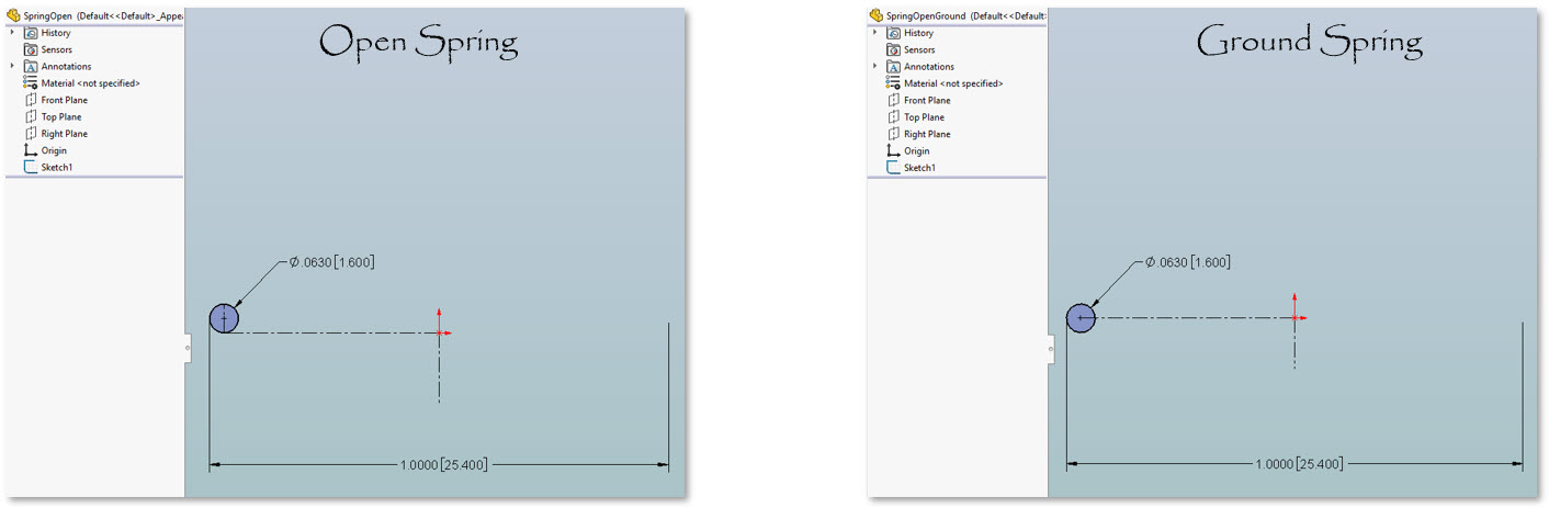Step 1 – SolidWorks Make a Wire Sketch